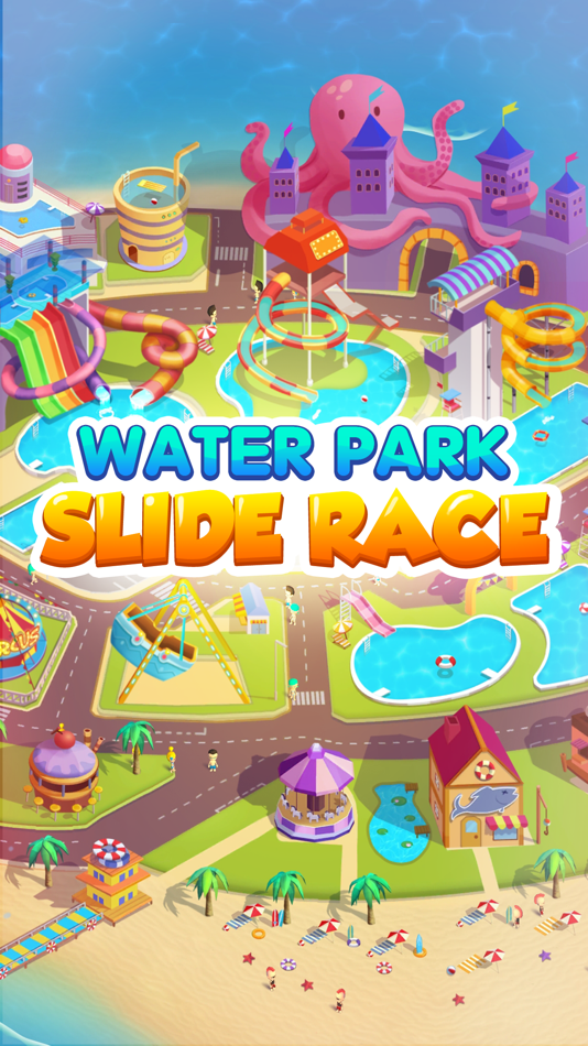 #1. Waterpark: Slide Race (iOS) By: Amanotes Pte. Ltd.