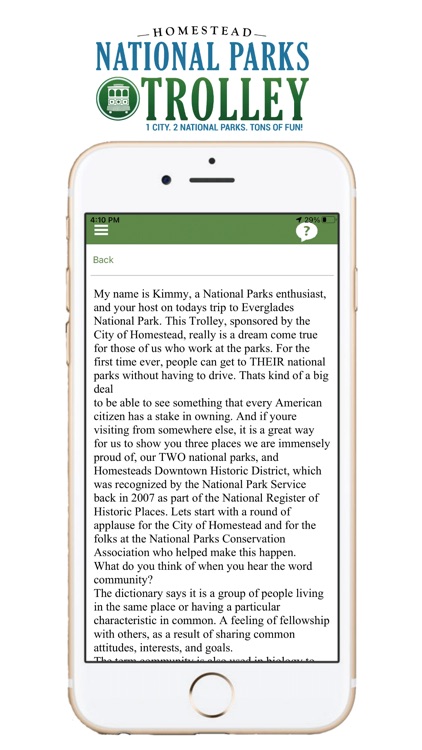 National Parks Trolley