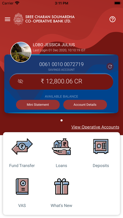 Sree Charan Bank Screenshot