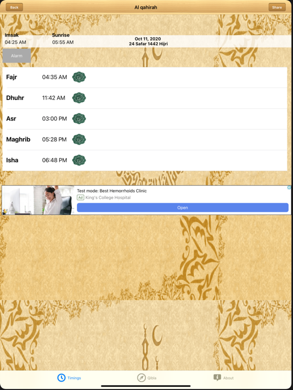 Screenshot #4 pour Egypt Prayer Timings