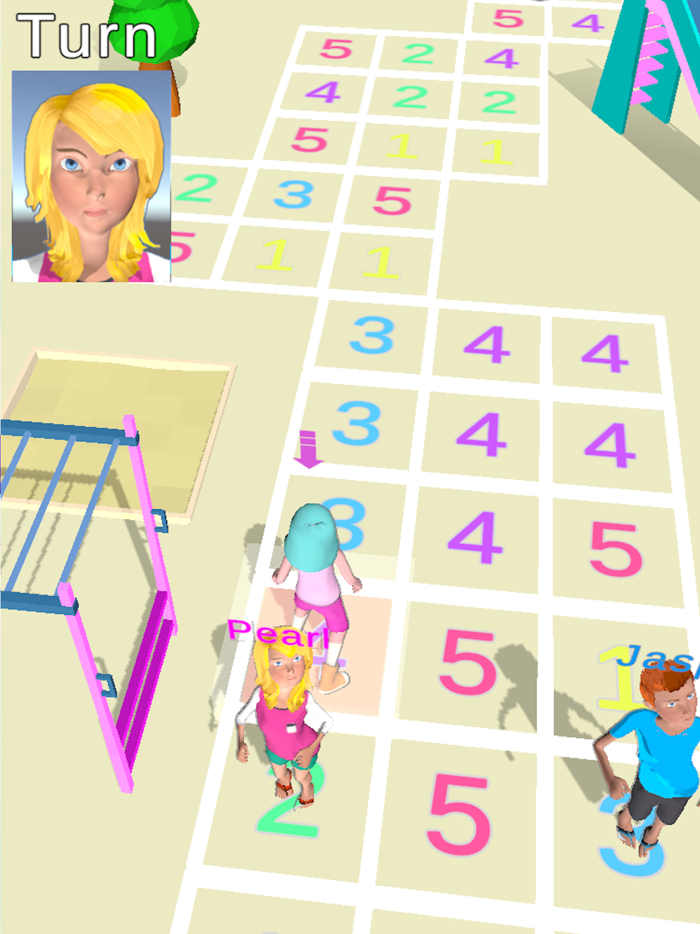 Hopscotch Race