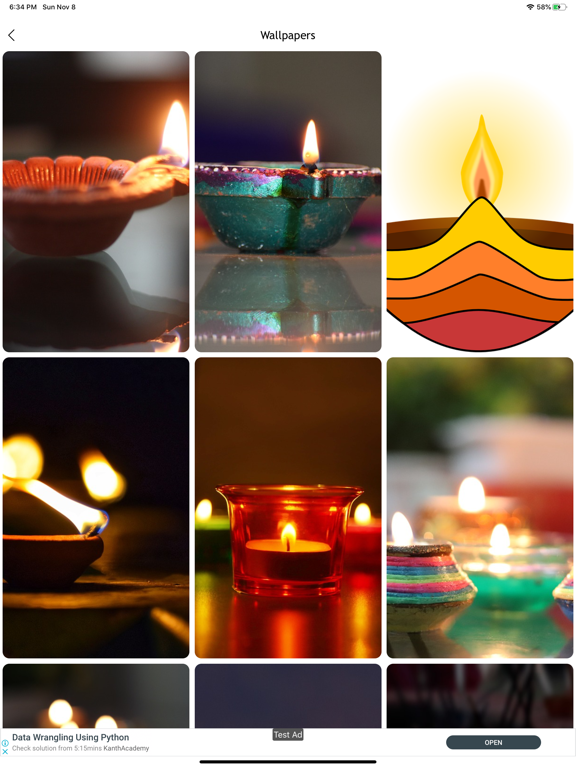 Screenshot #5 pour Diwali Wallpaper and Greetings