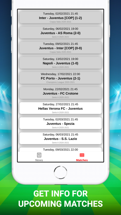 Soccer News For Bianconeri Screenshot