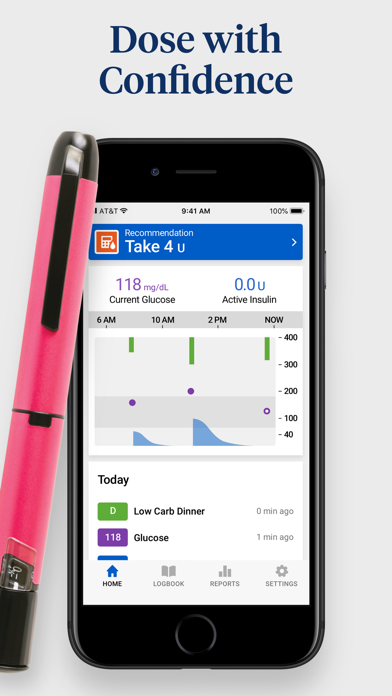 InPen: Diabetes Management App Screenshot