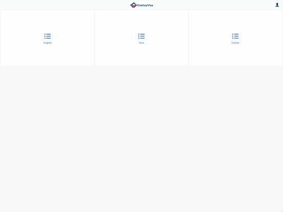 Onekeyvisa iPad screenshot 1 - Business app