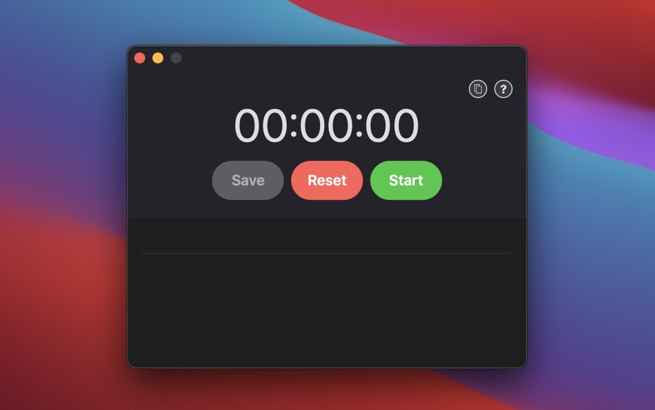 #1. Tempus: Stopwatch (macOS) 来自: Fredrik Blank