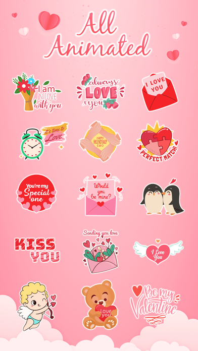 Screenshot #2 pour Valentine’s Day Stickers ⋆