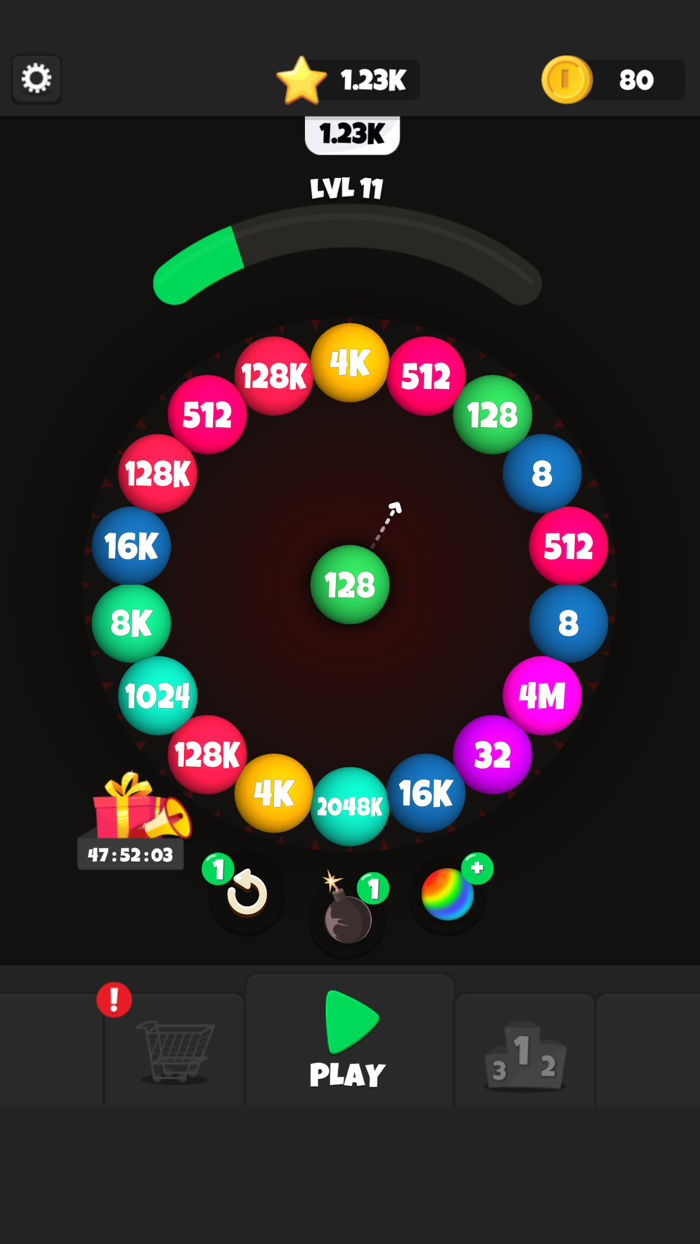 Roll Merge 3D - 2048 Puzzle