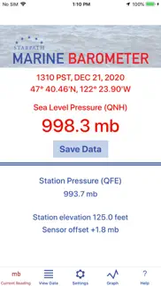 marine barometer iphone screenshot 1