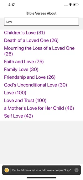 Game screenshot Bible Verses About apk