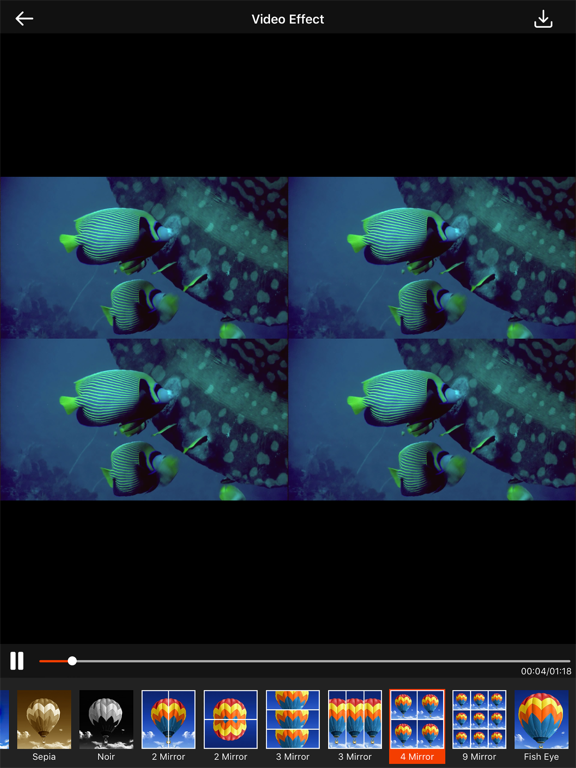 Screenshot #4 pour Video Effect - Apply Filters