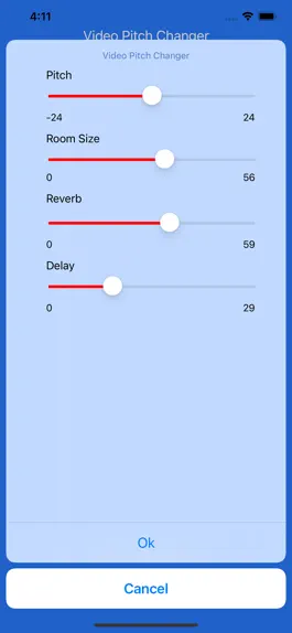 Game screenshot Video Pitch Changer apk