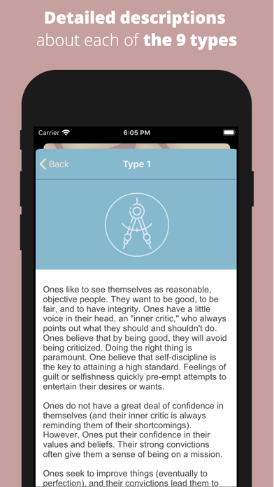 Enneagram Test: Self-Analysis Screenshot