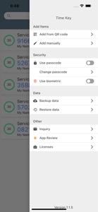 TimeKey - Authenticator screenshot #3 for iPhone