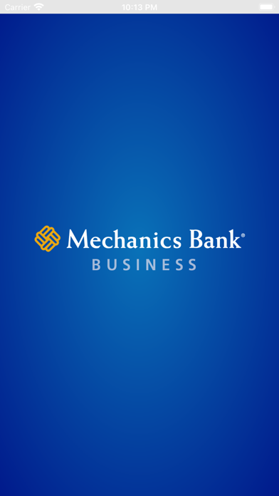 Mechanics Bank Business Mobile Screenshot