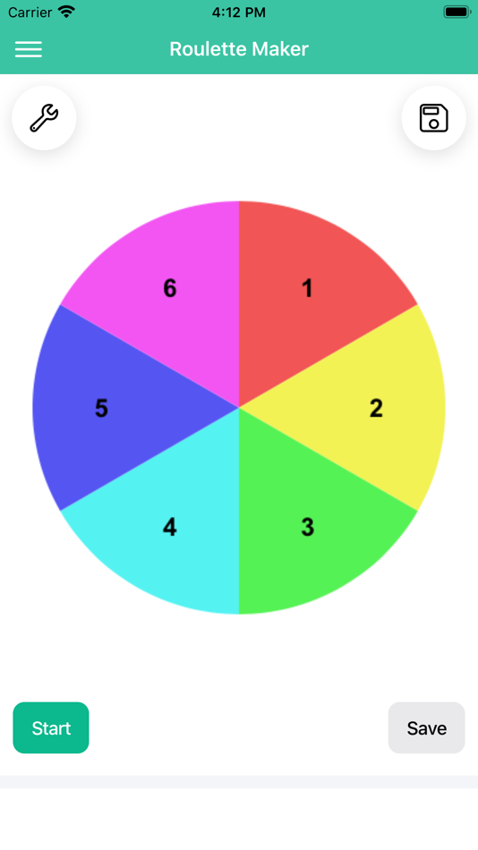 #1. Roulette Maker (iOS) 由: Kouji Yamauchi