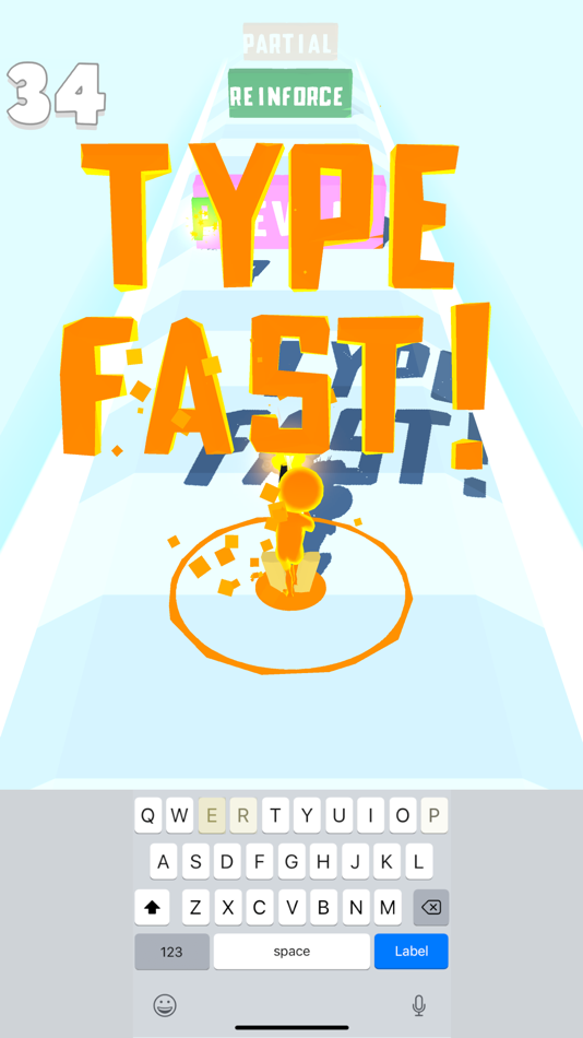 #4. WordRunner 3D (iOS) 由: 8SEC
