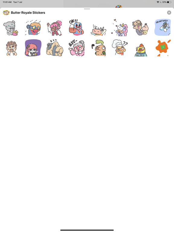 Screenshot #6 pour Butter Royale Stickers