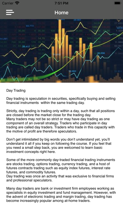 Day Trading Investor Course Screenshot