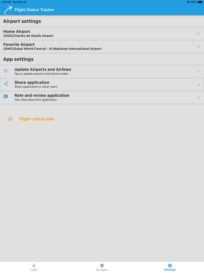 Flights Status Live Updates