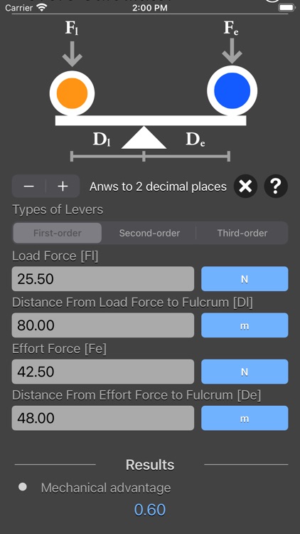 Levers Calculator screenshot-8