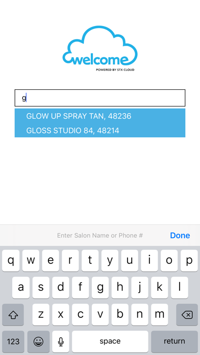 STX Welcome Screenshot