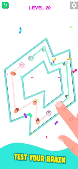 Game screenshot Color Rope Puzzle: Roll Around mod apk