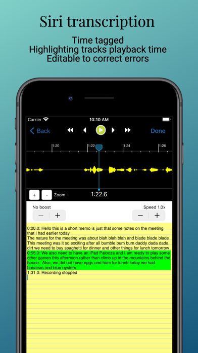 Smart Recorder Transcriber G screenshot 2