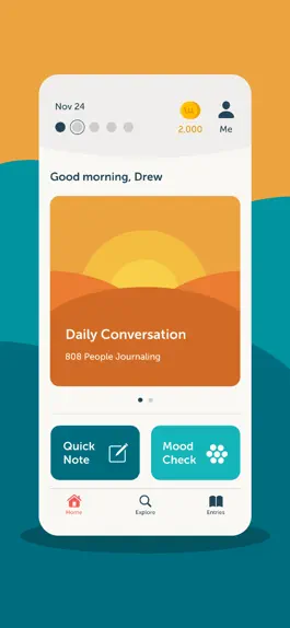 Game screenshot Wellnest: Self-Care Journal apk