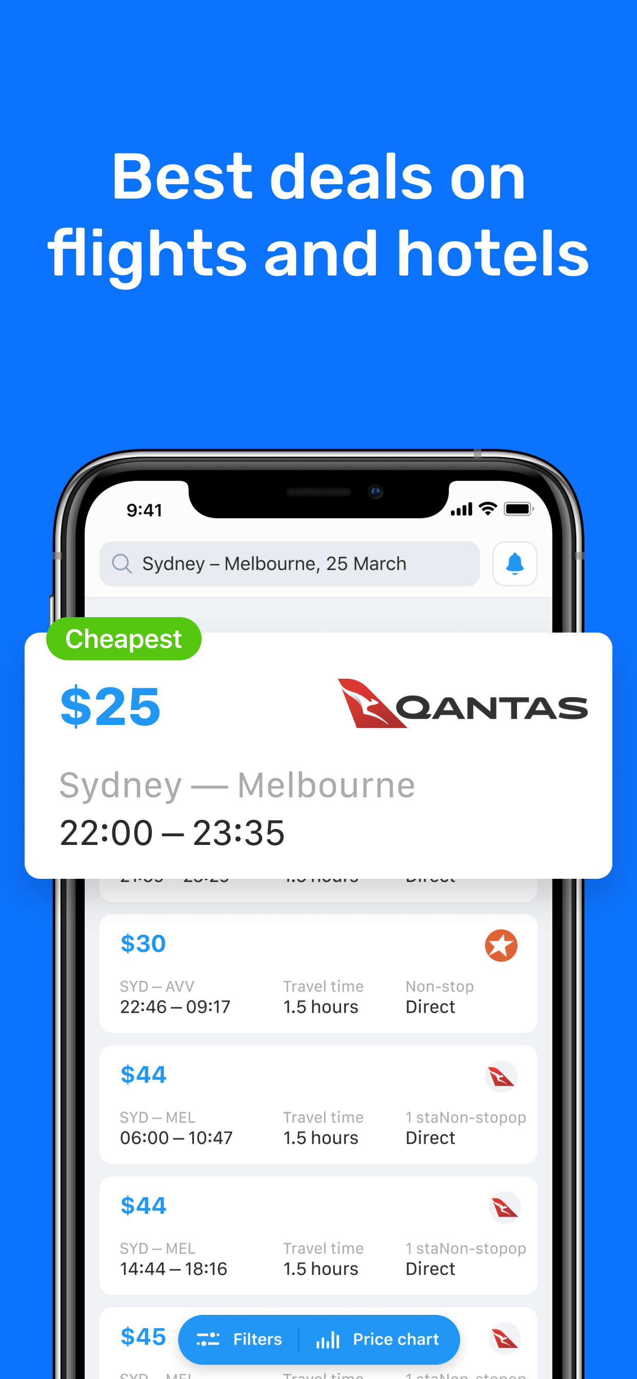 Cheap flights – all airlines