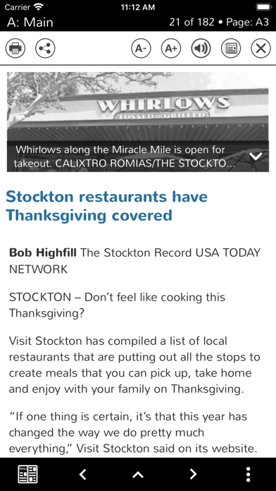 Stockton Record eEdition screenshot 2