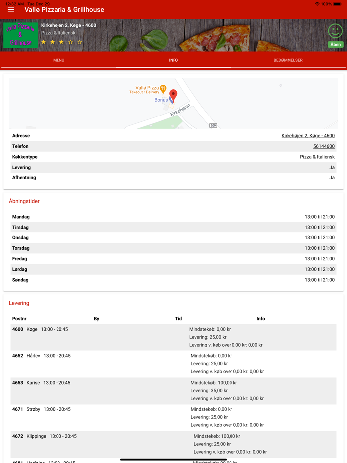 Vallø Pizzaria and Grillhouse