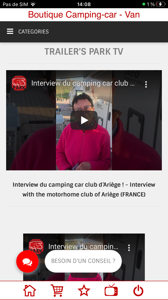 Boutique Camping car Van