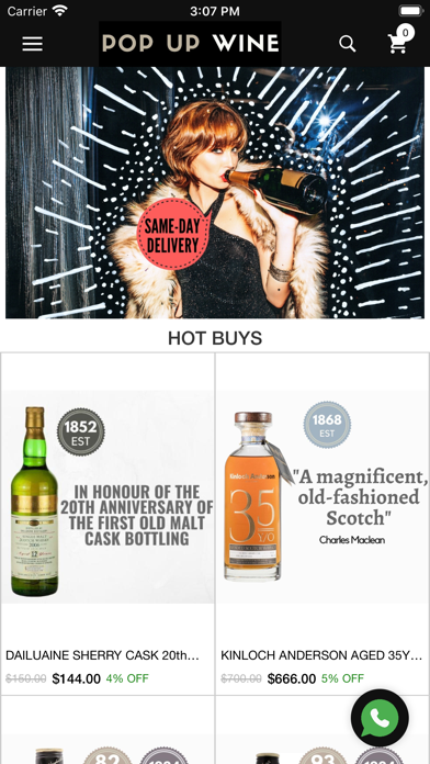 Pop Up Wine Screenshot 1 - AppWisp.com Pop Up Wine Screenshot 1 - AppWisp.com