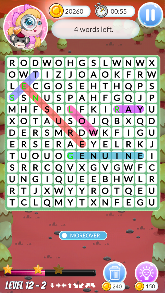 #2. Word search find hidden words (iOS) 由: Viktor Domonyi