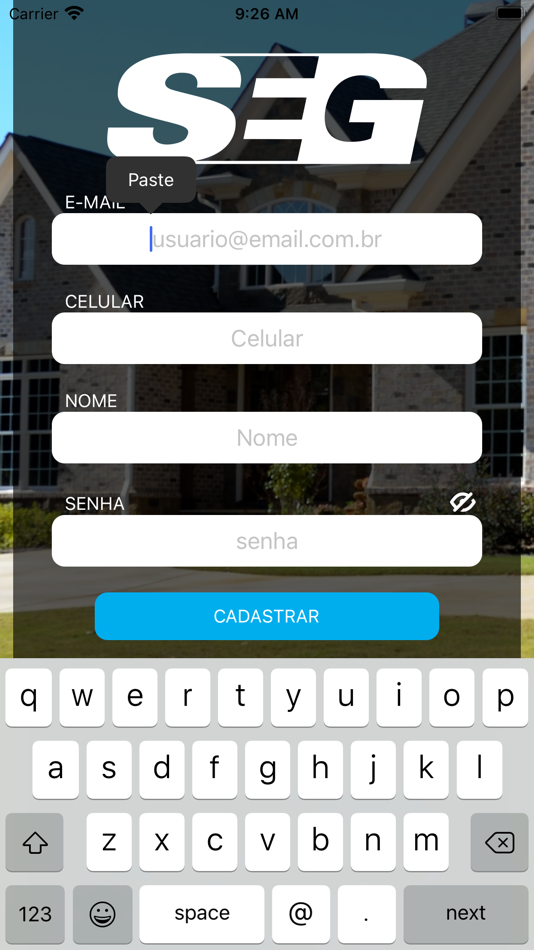 #2. SEG Alarmes (iOS) 由: 07.139.853/0001-58
