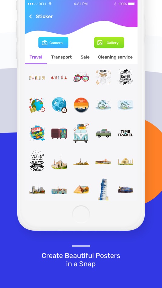 #5. Poster Maker - Flyer Maker (iOS) 由: divyesh khunt
