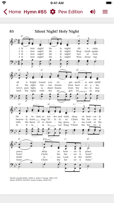 Lift Up Your Hearts Hymnal Screenshot