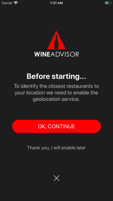 WineAdvisor Mobile Screenshot