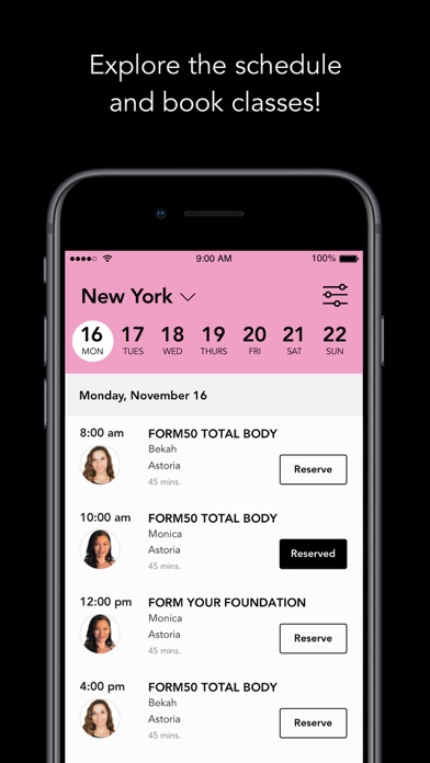FORM50 Fitness Screenshot