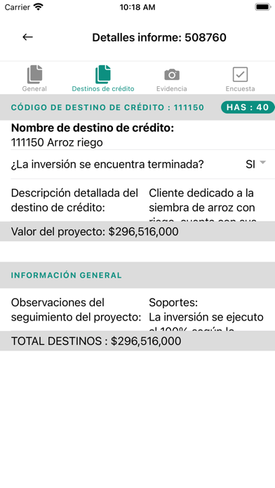 SIPA Finagro Screenshot
