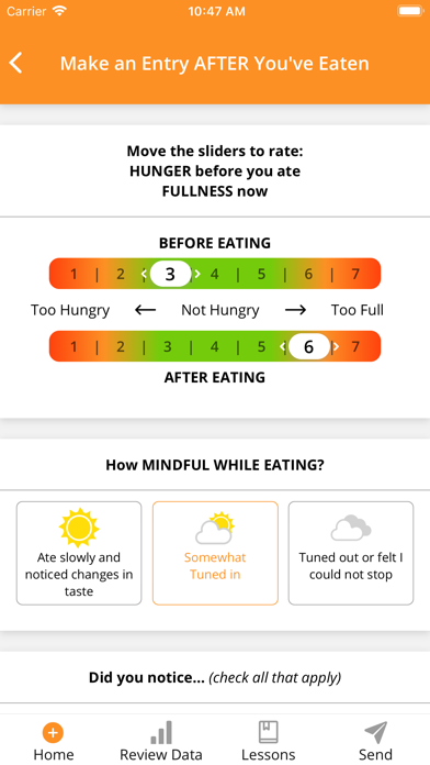 The Mindful Eating Coach Screenshot