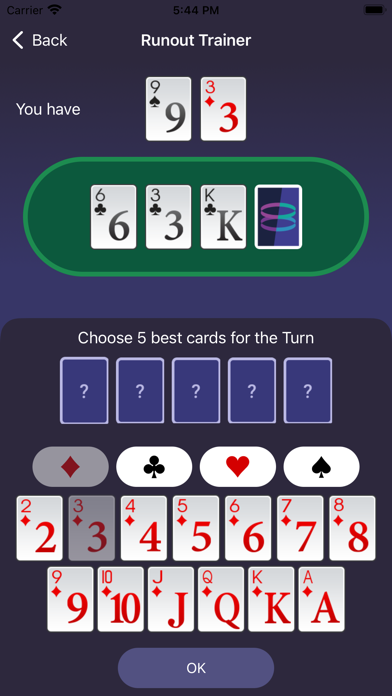 Evenbet Poker Trainer Screenshot