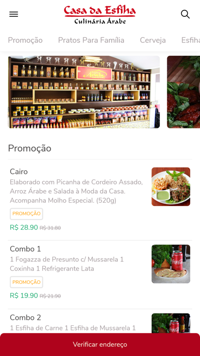 Casa da Esfiha Comida Árabe Screenshot