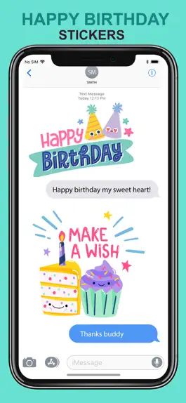 Game screenshot Happy Birthday Stickers Pack! hack