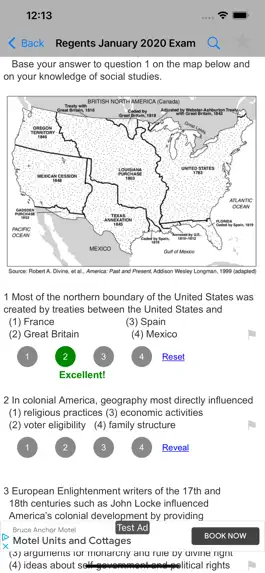 Game screenshot Regents US History and Govt hack