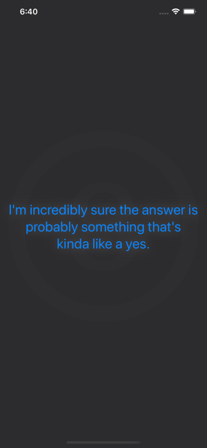 Talking Magic 8-Ball Screenshot