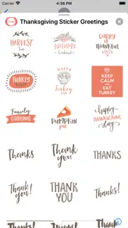 How to cancel & delete thanksgiving sticker greetings 4