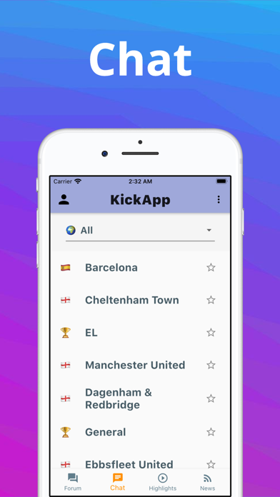 KickApp - Football chat appのおすすめ画像2