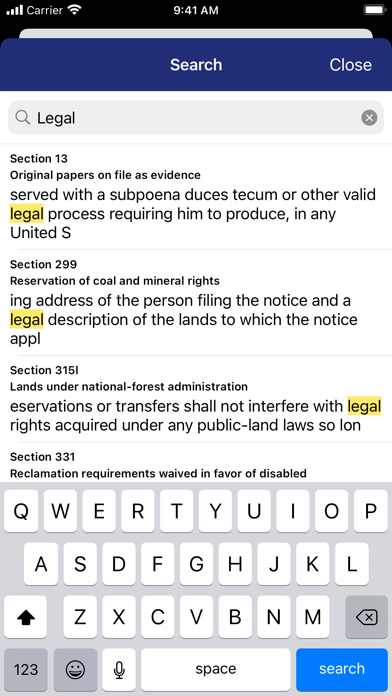 USC 43 - Public Lands Screenshot